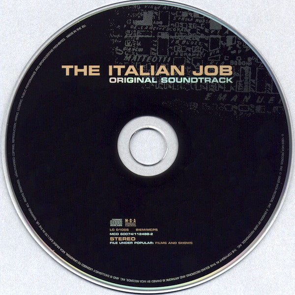 Quincy Jones : The Italian Job (Original Soundtrack) (CD, Album, RE, RM)