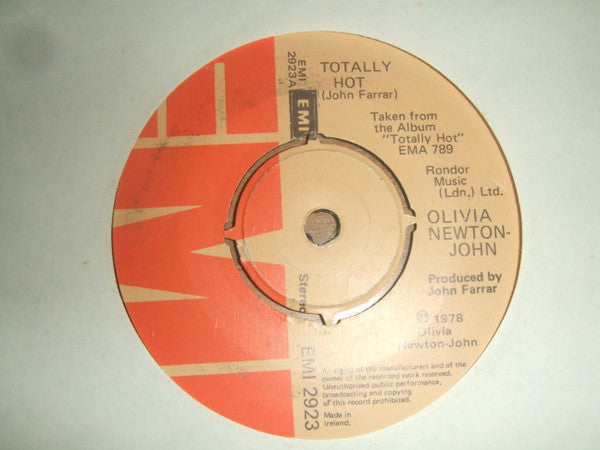 Olivia Newton-John : Totally Hot (7")