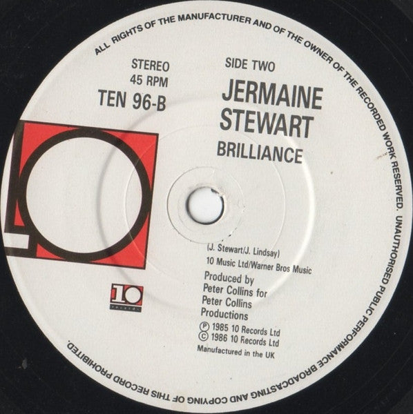 Jermaine Stewart : We Don't Have To... (7", Single, RE, RP, New)