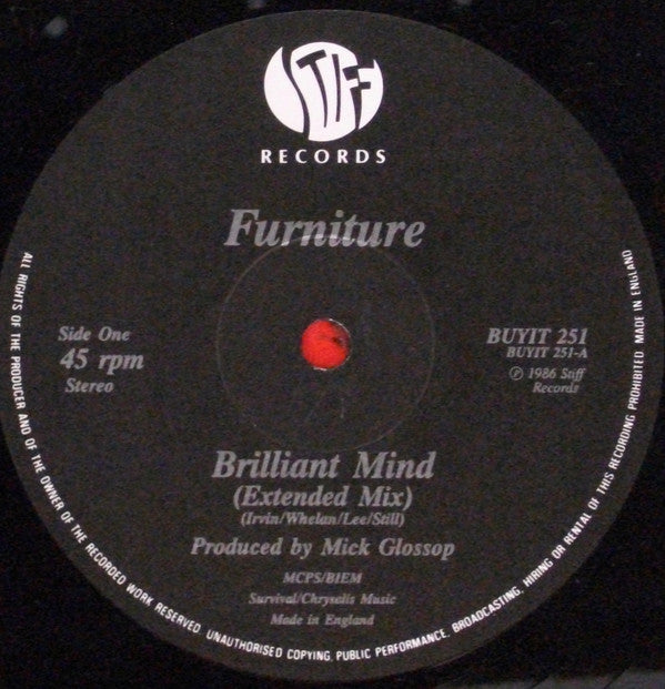 Furniture : Brilliant Mind (12", Single)