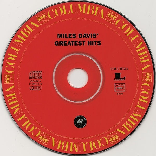 Miles Davis : Miles Davis' Greatest Hits (CD, Comp, RE)