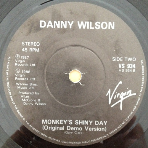 Danny Wilson (2) : Mary's Prayer (Paul Staveley O'Duffy Remix) / Monkey's Shiny Day (Original Demo Version) (7", Single, Bla)