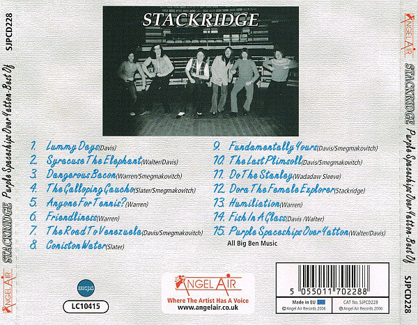 Stackridge : Purple Spaceships Over Yatton - Best Of (CD, Album, Comp, RM)