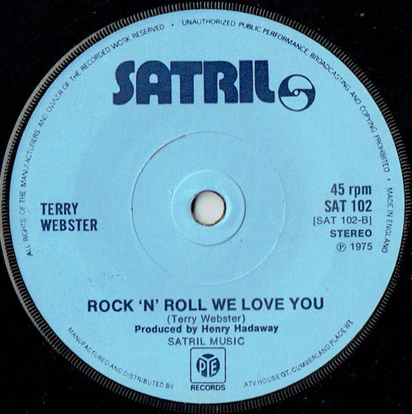 Terry Webster : I Want To See You Dancing (7", Single, Sol)