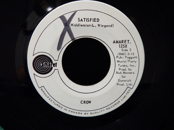 Crow (4) : Don't Try To Lay No Boogie Woogie On The King Of Rock & Roll (7", Single)