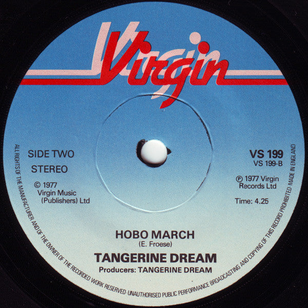 Tangerine Dream : Encore (7", Single)