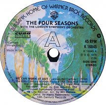 The Four Seasons : We Can Work It Out  (7")