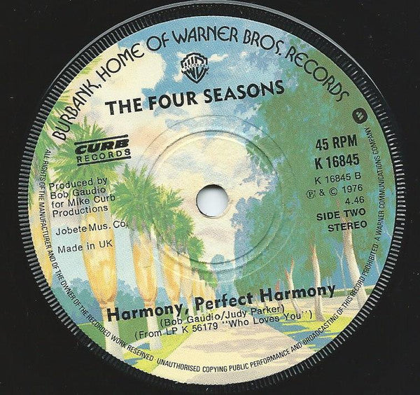 The Four Seasons : We Can Work It Out  (7")