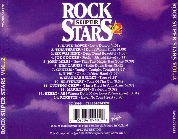 Various : Rock Super Stars Vol. 2 (CD, Comp, S/Edition)