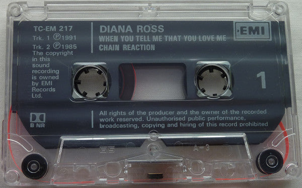 Diana* : When You Tell Me That You Love Me (Cass, Single)