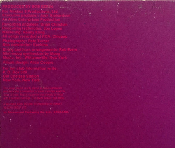 Alice Cooper : Killer (LP, Album, Gat)
