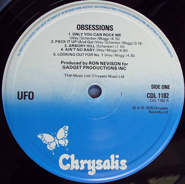 UFO (5) : Obsession (LP, Album, M/Print)