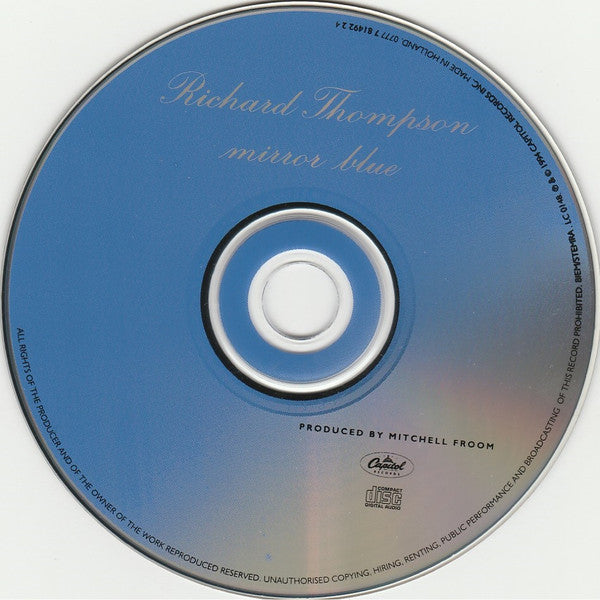 Richard Thompson : Mirror Blue (CD, Album)