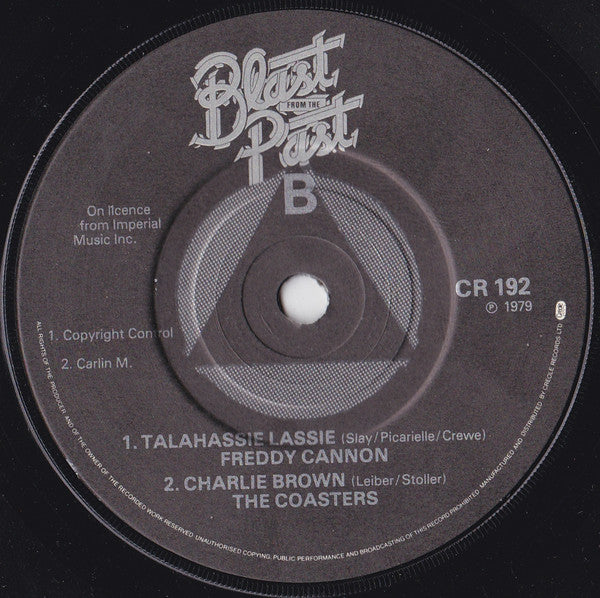 The Coasters / Freddy Cannon : Yakety Yak / Talahassie Lassie / Charlie Brown (7")