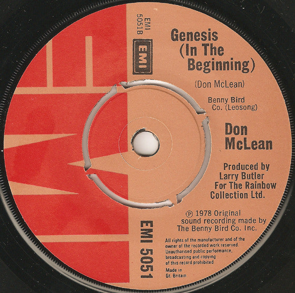 Don McLean : Crying (7", Single)