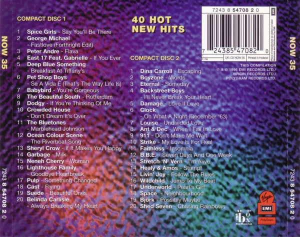 Various : Now That's What I Call Music! 35 (2xCD, Comp, UK)