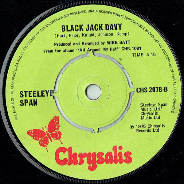 Steeleye Span : All Around My Hat (7", Single, Kno)