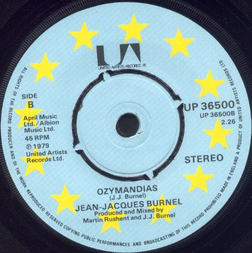 J.J. Burnel : Freddie Laker (Concorde & Eurobus) (7", Single)