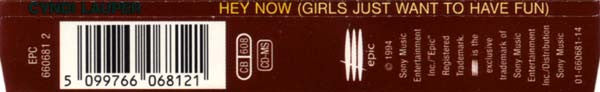 Cyndi Lauper : Hey Now (Girls Just Want To Have Fun) (CD, Maxi)