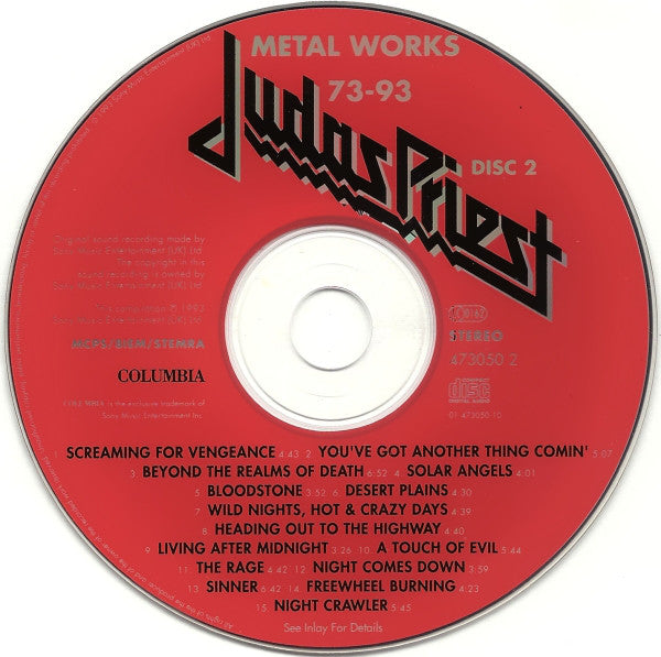 Judas Priest : Metal Works '73-'93 (2xCD, Comp, RM)
