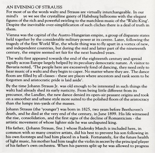 London Symphony Orchestra, John Georgiadis : An Evening Of Strauss (CD, Album, RE, PDO)