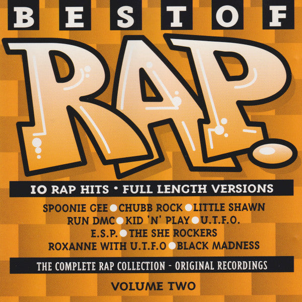 Various : Best Of Rap Volume Two (CD, Comp)