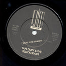 Ian Dury And The Blockheads : I Want To Be Straight (7", Single)