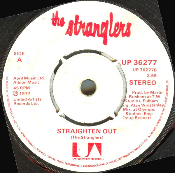 The Stranglers : Something Better Change / Straighten Out (7", Single)