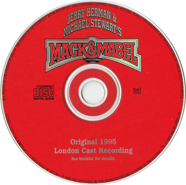 Jerry Herman, Michael Stewart (7), “Mack & Mabel” 1995 London Cast : Mack & Mabel (CD, Album)