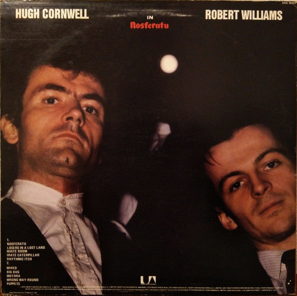 Hugh Cornwell & Robert Arthur Williams : Nosferatu (LP, Album)