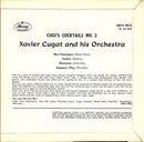 Xavier Cugat And His Orchestra : Cugi's Cocktails No.2 (7", EP, Mono)