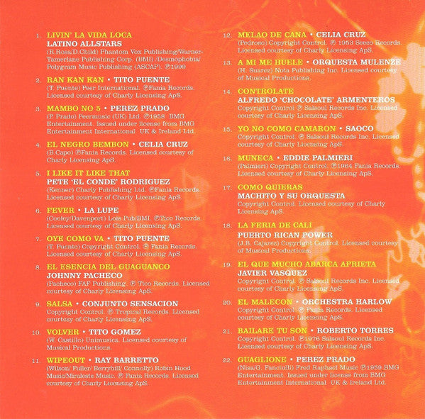 Various : Salsa Fever! 22 Sizzling Salsa Hits & Red Hot Rhythms From The Kings & Queens Of Salsa (CD, Comp, FSV)