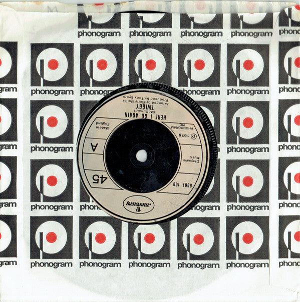 Twiggy (2) : Here I Go Again (7", Single, Com)