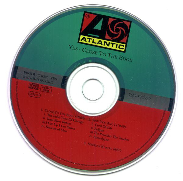 Yes : Close To The Edge (CD, Album, RE, RM)
