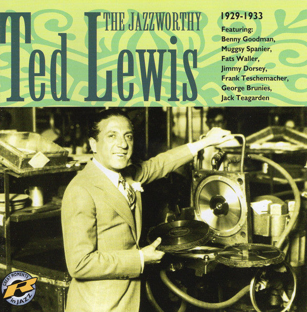 Ted Lewis : The Jazzworthy Ted Lewis 1929-1933 (CD, Comp, RM)