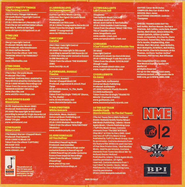 Various : NME Best New Bands Showcase 2006 (CD, Comp)
