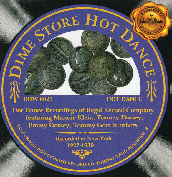 Various : Dime Store Hot Dance - Recorded In New York 1927-1930 (CD, Comp, RM)