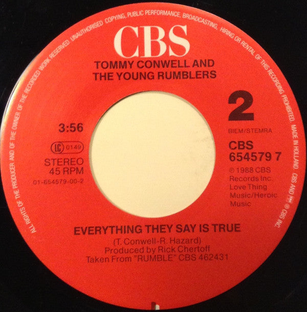 Tommy Conwell & The Young Rumblers* : If We Never Meet Again (7", Single)