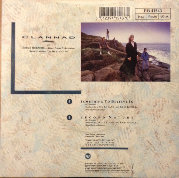 Clannad : Something To Believe In (7", Single, Bla)