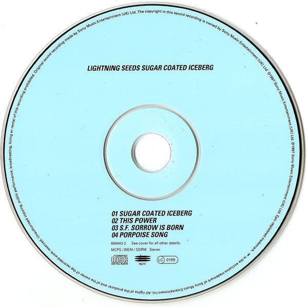 Lightning Seeds : Sugar Coated Iceberg (CD, Single, CD1)