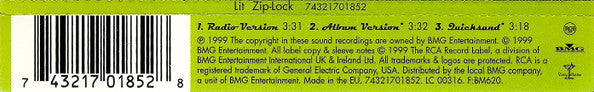 Lit : Zip-Lock (CD, Single, J-c)