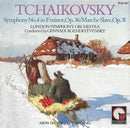 Pyotr Ilyich Tchaikovsky, London Symphony Orchestra, Gennadi Rozhdestvensky : Symphony No. 4 In F Minor, Op.36/Marche Slave, Op.31 (CD)