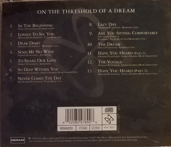 The Moody Blues : On The Threshold Of A Dream (CD, Album, RE, RM, RP)