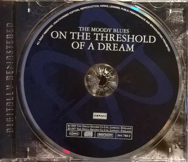 The Moody Blues : On The Threshold Of A Dream (CD, Album, RE, RM, RP)
