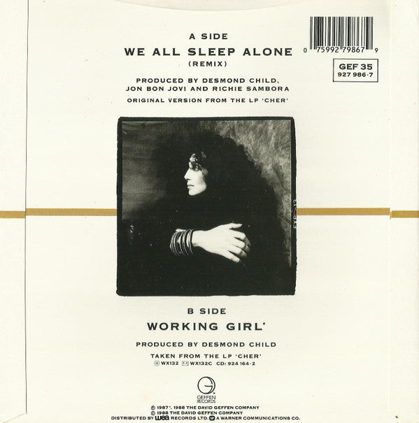 Cher : We All Sleep Alone (7", Single)