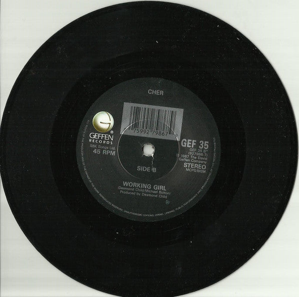 Cher : We All Sleep Alone (7", Single)