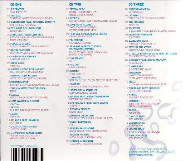 Various : Cream Summer 2006 (3xCD, Comp, Mixed)