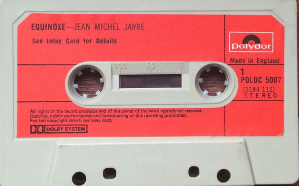 Jean-Michel Jarre : Equinoxe (Cass, Album, Red)