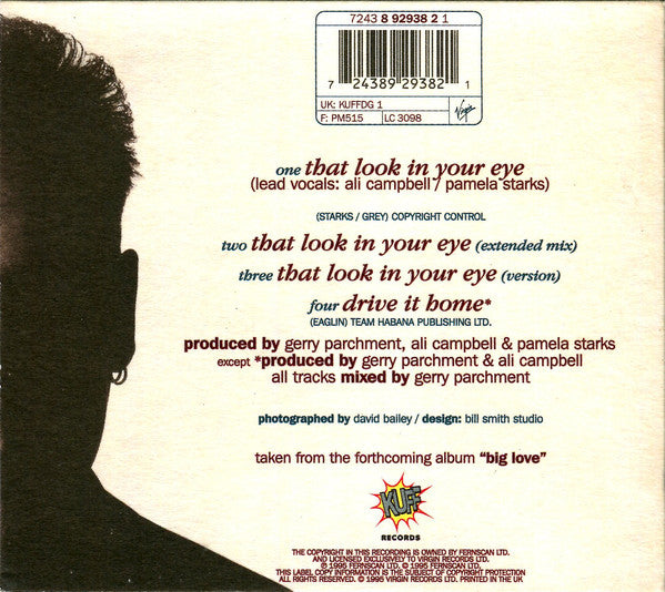 Ali Campbell : That Look In Your Eye (CD, Single, Dig)