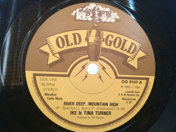 Ike & Tina Turner : River Deep - Mountain High (7", Single, RE)